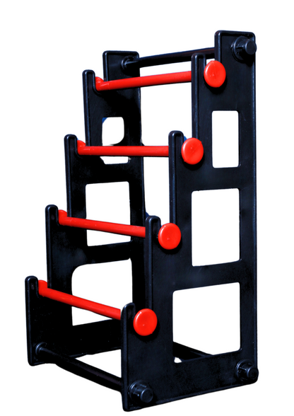 4 Step Single Side Medium Tower(black and red) Plastic bangle stand, Bangle organiser, Bangle display stand, choodi stand, valayal stand