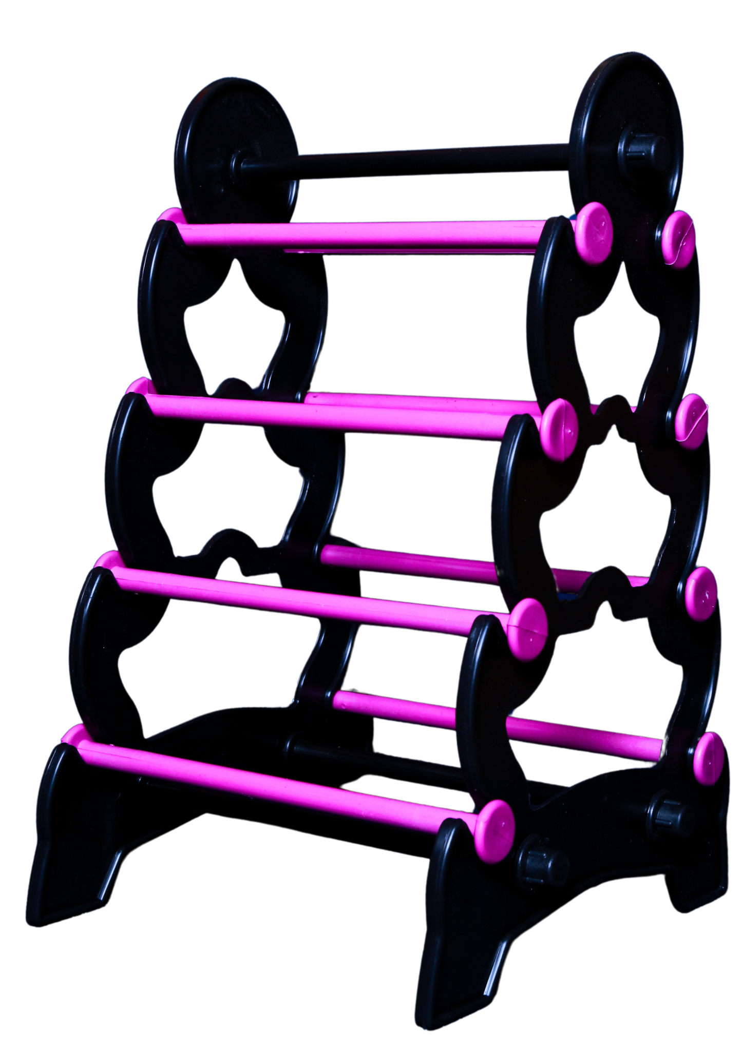 4 STEP DPS (BLACK WITH PINK) DOUBLE SIDE BANGLE STAND | BANGLE ORGANIZER | BANGLE DISPLAY STAND | CHUDI STAND